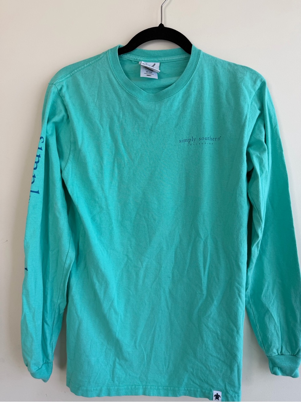 Simply Southern Women's Long Sleeve Tee - Turquoise